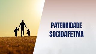 Paternidade socioafetiva [upl. by Eilrebmik]