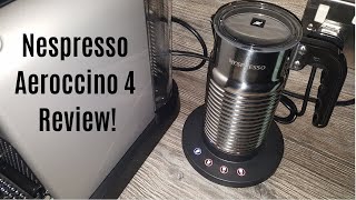 Nespresso Aeroccino 4 Milk Frother Review  Worth upgrading from the Aeroccino 3 [upl. by Ahsenhoj685]