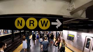 ⁴ᴷ The Busiest NYC Subway Station Times Square–42nd StreetPort Authority Bus Terminal [upl. by Vergil624]