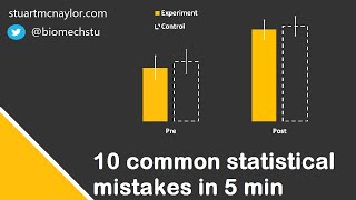 Ten Statistical Mistakes in 5 Min [upl. by Jochbed558]