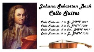 Johann Sebastian Bach  Cello suites in 432 Hz great for reading or studying [upl. by Yralam]