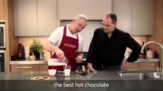 How to make a hot chocolate using an aerolatte milk frother [upl. by Anin]